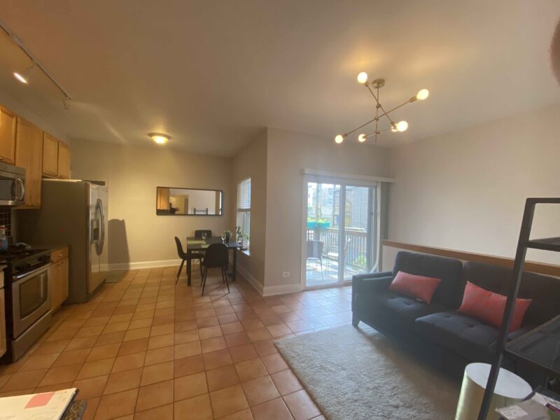 Lovely large 3 bedroom, 3 bath sunny duplex across the street from campus!